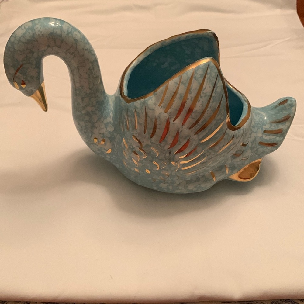 Shafer Mid-Century Swan Vase/Planter